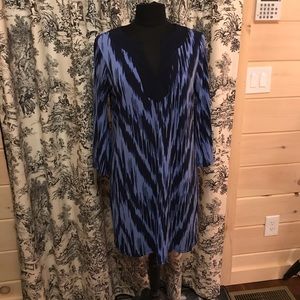 Michael Kors Size M navy and blue dress. Pull over Tunic EUC